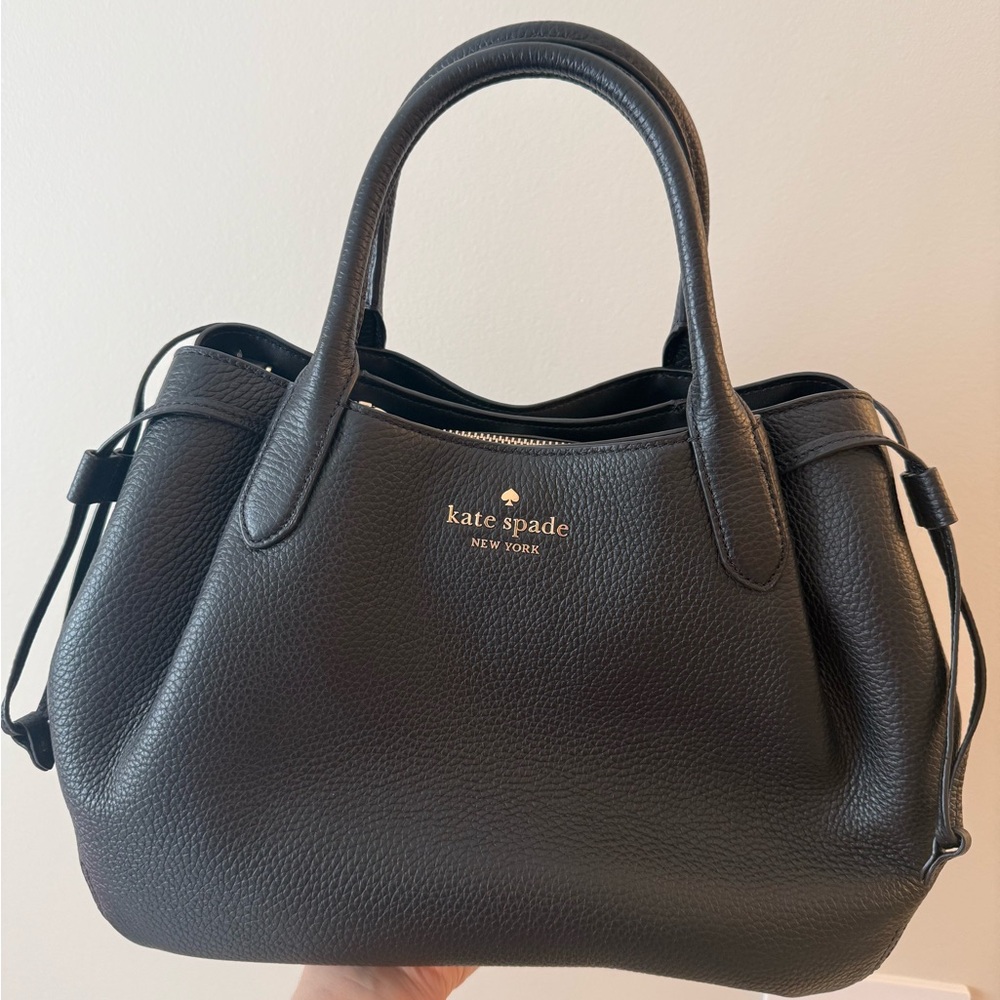Kate Spade Large Dumpling Black Pebbled Satchel